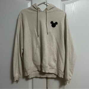 H&M x Disney Hoodie with Velvet Mickey Mouse Logo